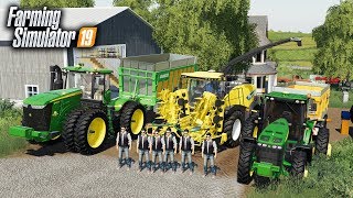 FS19 SILAGE CHOPPING HIRING SUBSCRIBERS TO COME JOIN THE CHOPPING CREW LIVE [upl. by Nytram631]