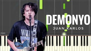 Demonyo  Juan Karlos  Piano Tutorial [upl. by Connel]