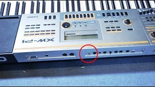 How to repair a damaged socket on Casio XWP1  XWG1 keyboard [upl. by Gentry38]