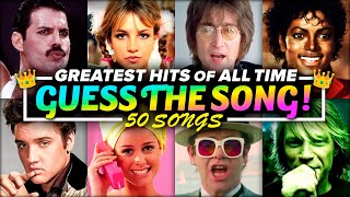 Guess the Song  Greatest Hits of All Time 🎶👑  Music Quiz [upl. by Jennine]