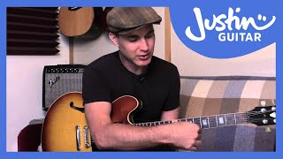 Guitar Technique Slide Guitar Basics 1  Guitar Lesson TE80  Justin Guitar [upl. by Damick124]