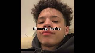 Lil mosey  noticed sped up [upl. by Kobylak]