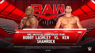 Bobby Lashley vs Ken Shamrock [upl. by Atinet]