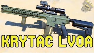 KRYTAC LVOA Embassy Attack Krytac LVOA amp Elite Force CQB Revolver [upl. by Epuladaug]