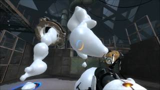 Portal 2 Walkthrough Episode 12  White Gel [upl. by Sheepshanks]