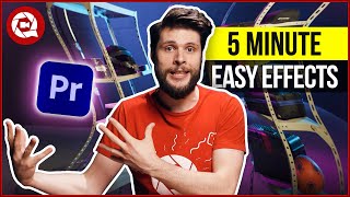 5 Easy VFX under 5 MINUTES Premiere Pro Tutorial 04 [upl. by Irim]