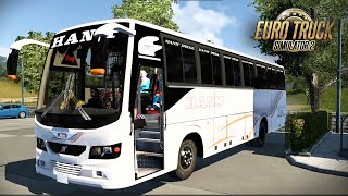 HANIF Bus Driving Risky High Speed In Small Road In ETS 2  BUS MOD [upl. by Evaleen]