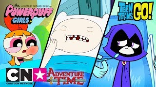 Haideți tineri titani  Sănceapă aventura  Fetițele Powerpuff  La dentist  Cartoon Network [upl. by Crysta843]