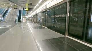 Singapore MRT ride from Bright Hill to Woodlands train station [upl. by Dafna649]