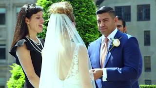 Standard Secular Wedding Ceremony by officiant Veronica Moya [upl. by Htenaj]