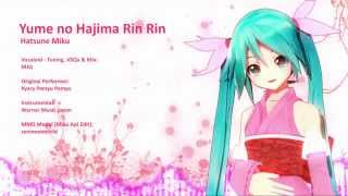 Hatsune Miku  Yume no Hajima Rin Rin Vocaloid Cover [upl. by Enylhsa]