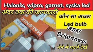 Best LED bulb from halonixwiprogarnetsyskaphillipshigh brightnesscool lightwarm light bulb [upl. by Myrle]