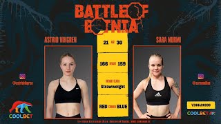 Battle of Botnia 10 Astrid Vikgren vs Sara Nurmi [upl. by Hailahk]