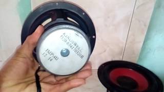 Alto falante 6 polegada 100w rms [upl. by Arikahc]