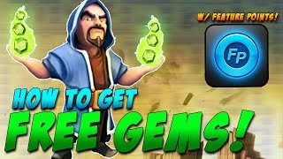 How to Get Free Gems in Clash of Clans with FeaturePoints  Clash of Clans Gameplay [upl. by Blackwell981]