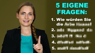 Vorstellungsgespräch  5 eigene Fragen die du am Ende stellen solltest [upl. by Eniamraj586]