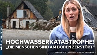 HOCHWASSER Katastrophale Lage in Österreich Polen und Tschechien Keine Entwarnung für Deutschland [upl. by Oahc471]