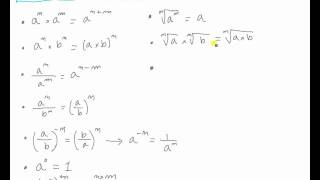 Fórmulas de Potências e Raízes [upl. by Elumas]