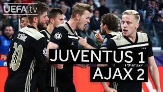 JUVENTUS 12 AJAX UCL HIGHLIGHTS [upl. by Chlores467]