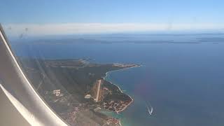 Landing at Zadar Airport [upl. by Kissel190]