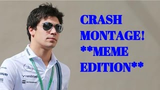 LANCE STROLL FUNNY CRASH MONTAGE Meme Edition [upl. by Grider]