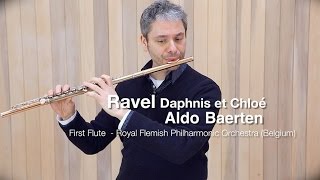 Daphnis and Chloe flute solo demonstrated by Aldo Baerten [upl. by Clyve]