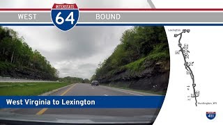 Interstate 64  West Virginia to Lexington  Kentucky  Drive Americas Highways 🚙 [upl. by Allenaj]