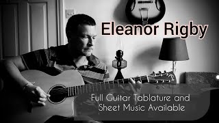 Eleanor Rigby  The Beatles acoustic fingerstyle cover with PDF tab [upl. by Ayhdnas305]