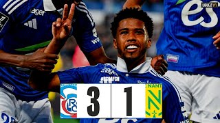 Strasbourg  Nantes 31 Résumé Ligue 1 202425 [upl. by Nivrek434]