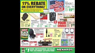 Menards Weekly Ad November 7 – November 17 2024 [upl. by Sulamith]