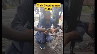 Train Coupling work  train coupling technology trendingshorts indianrailways [upl. by Kathy316]