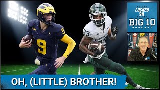 Michigan Wolverines Invade Little Brother Michigan State Spartans [upl. by Martin]