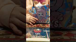 Unboxing Fake  Counterfeit Liila blindbox liila luck cat fake counterfeit scam spotfake [upl. by Dionisio]