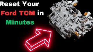 How To Reset A Ford Transmission Control Module Resetting TCM Step by Step Guide [upl. by Adamec]