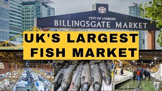 Uks Largest Fish Market  Billingsgate Fish Market London  Watch this before visit billingsgate [upl. by Lyman537]