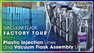 Rang Dong Vacuum Flask Factory Tour  Plastic Injection Lines and Vacuum Flask Assembly Lines [upl. by Ramso]