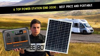 THE 6 BEST Portable Power Station end 2024  For Solar Panel and CAMPING Revealed [upl. by Rolanda698]