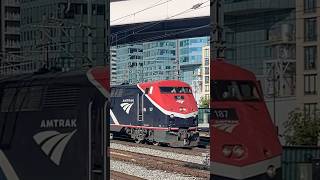 Amtrak 5 California Zephyr departing Denver [upl. by Herra]