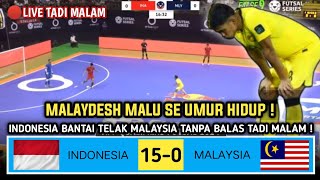 🔴MALUNYA SAMPAI UBUNUBUN SEMALAM  INDONESIA 15 VS MALAYDESH 0  AFC FUTSAL CHAPIONSSHIP 2024 [upl. by Aicenert275]