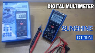 Digital Multimeter Sunshine DT19N Smart Multimeter  Berbagi Cerita Multimeter [upl. by Older]