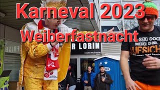 Karneval 2023  Weiberfastnacht in Köln  Wiener Steffie  160223 [upl. by Iror543]