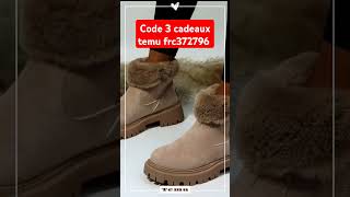 Bottes dhiver femmetendance 20242025 temu temufinds winteroutfit outfit [upl. by Ybrad207]