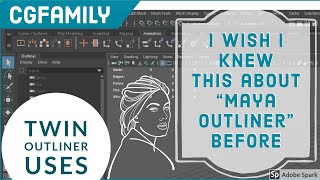 Maya Outliner Tips  CGFamily [upl. by Rabin860]