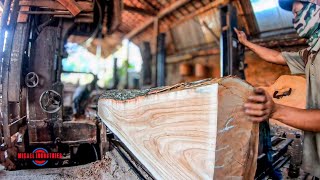 Sawing Beautiful Chinaberry Wood [upl. by Rowell604]