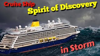 Stormy Sea  Cruise ship Spirit of Discovery in the Bay of Biscay [upl. by Jephum103]