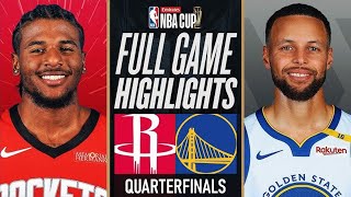 WARRIORS vs ROCKETS  EMIRATES NBA CUP FULL GAME HIGHLIGHTS  December 10 2024  NBA Highlights 2K [upl. by Helenka]