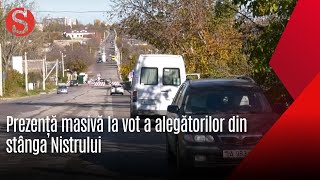 Prezență masivă la vot a alegătorilor din stânga Nistrului Situația între BenderHagimus [upl. by Shimkus]