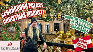 Exploring the Schönbrunn Palace Christmas Market 2024 [upl. by Weldon489]