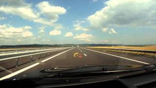 Autostrada A3 310 kmh in BMW M6 1080p  Ro [upl. by Ylrad579]