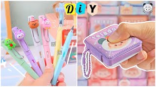 Cute Stationery  How to make cute stationery  DIY stationery at home  School supplies [upl. by Able]